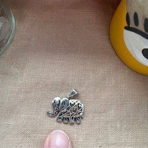 Elephant pendant - 925 sterling silver